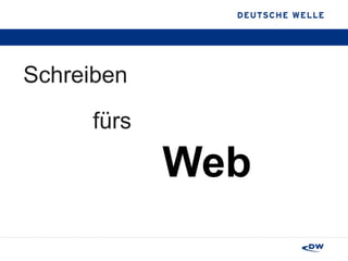 Schreiben  fürs  Web 