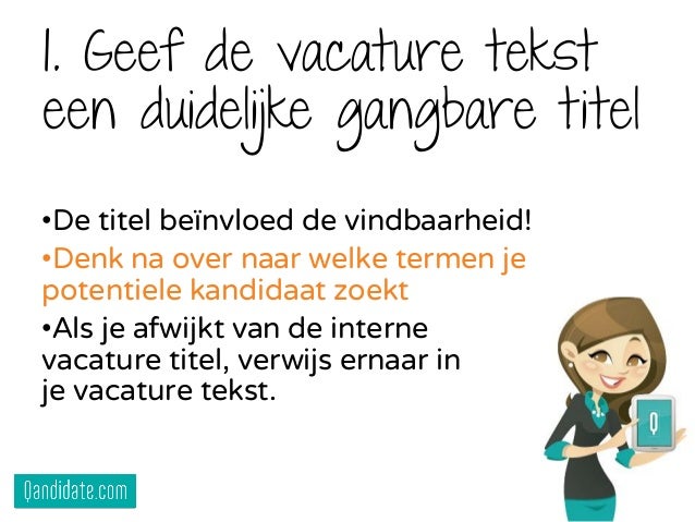 Hoe schrijf je een succesvolle vacature tekst