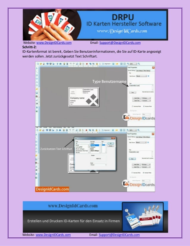 Schritte Zum Erstellen Und Drucken Id Karten Mit Id Card Software