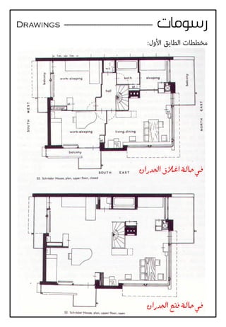 Drawings -----------------------------------------------------
‫الجدران‬ ‫اغالق‬ ‫حالة‬ ‫في‬
‫الجدران‬ ‫فتح‬ ‫حالة‬ ‫في‬
 