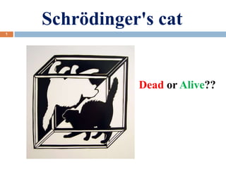 Schrödinger's cat
1

Dead or Alive??

 