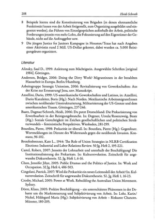 Heidi Schoth: Transversale Billigjobber/innen? Dimensionen von Macht und Widerstand im prekären Dienstleistungssektor.
