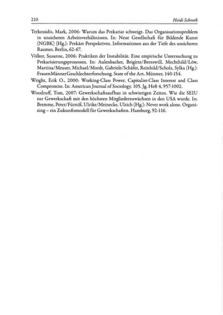 Heidi Schoth: Transversale Billigjobber/innen? Dimensionen von Macht und Widerstand im prekären Dienstleistungssektor.