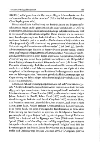 Heidi Schoth: Transversale Billigjobber/innen? Dimensionen von Macht und Widerstand im prekären Dienstleistungssektor.