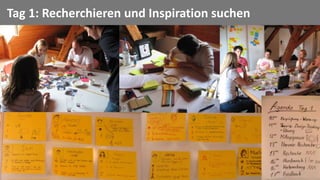 55
Tag 1: Recherchieren und Inspiration suchen
 