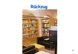 Rückzug




1. Schulbibliothekstag Schleswig-   19
             Holstein
 