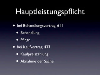 Schuldrecht Allgemeiner Teil