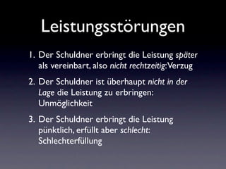 Schuldrecht Allgemeiner Teil