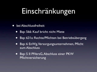 Schuldrecht Allgemeiner Teil