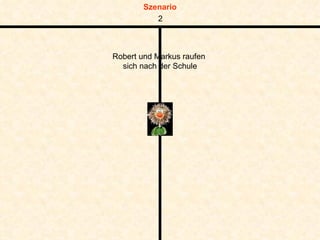 Robert und Markus raufen  sich nach der Schule 2 