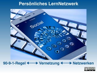 Persönliches LernNetzwerk
90-9-1-Regel Vernetzung Netzwerken
 