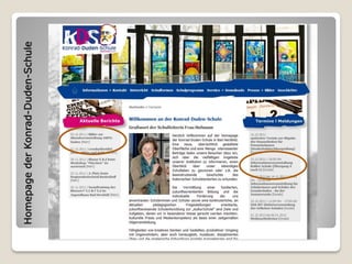 Homepage der Konrad-Duden-Schule
 