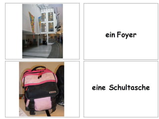 Schulsachen Memory deutsch