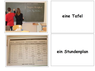 Schulsachen Memory deutsch
