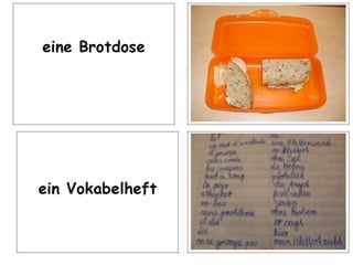 Schulsachen Memory deutsch