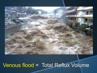 Venous flood = Total Reflux Volume
 