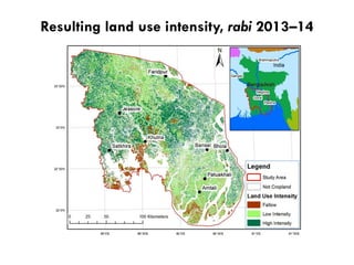 Decentralized surface water irrigation as a pathway for sustainable intensification in southern Bangladesh: on how much land can the drop be brought to the crop?