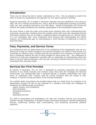 Schultz, cpa firm profile PDF