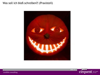 13Seite
Was soll ich bloß schreiben?! (Praxisteil)
 