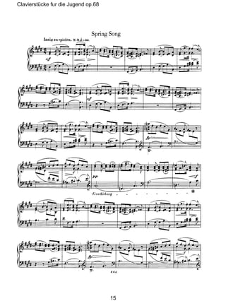 Clavierstücke fur die Jugend op.68
15
 