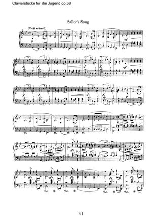 Clavierstücke fur die Jugend op.68
41
 