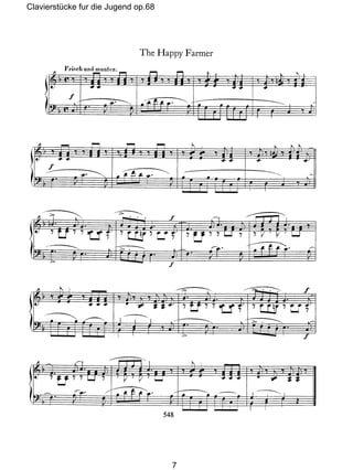 Clavierstücke fur die Jugend op.68
7
 