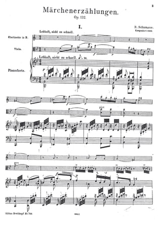  Schumann Marchenerzahlungen/ Piano,clarinete y viola.
