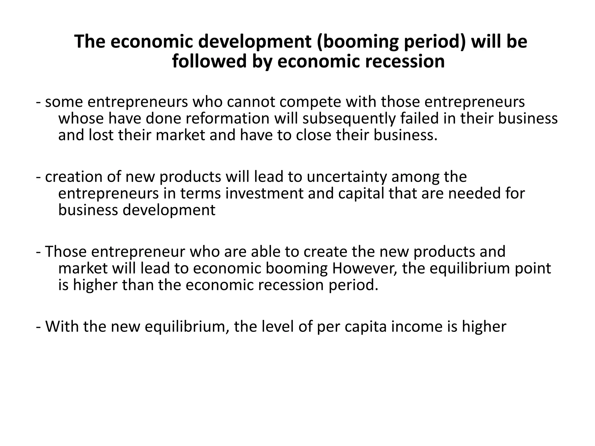 Schumpeter theory of trade cycle PPT