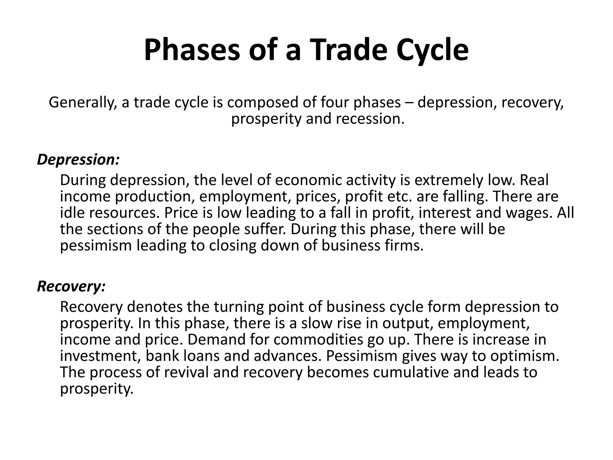 Schumpeter theory of trade cycle PPT