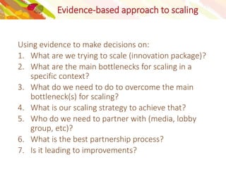 Scaling of innovations