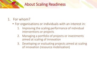 Scaling of innovations