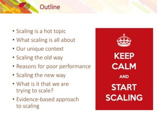 Scaling of innovations