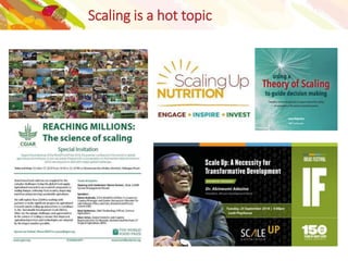 Scaling of innovations