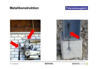 Metallkonstruktion Potenzialausgleich 
31 © electrosuisse 
 