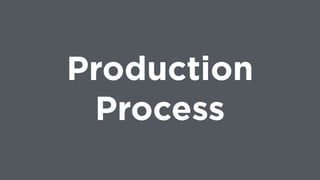 Production
Process
 