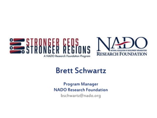 Brett Schwartz
Program Manager
NADO Research Foundation
bschwartz@nado.org
 
