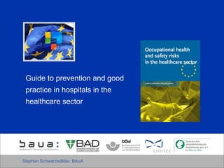 Stephan Schwarzwälder, BAuA Guide to prevention and good practice in hospitals in the healthcare sector 