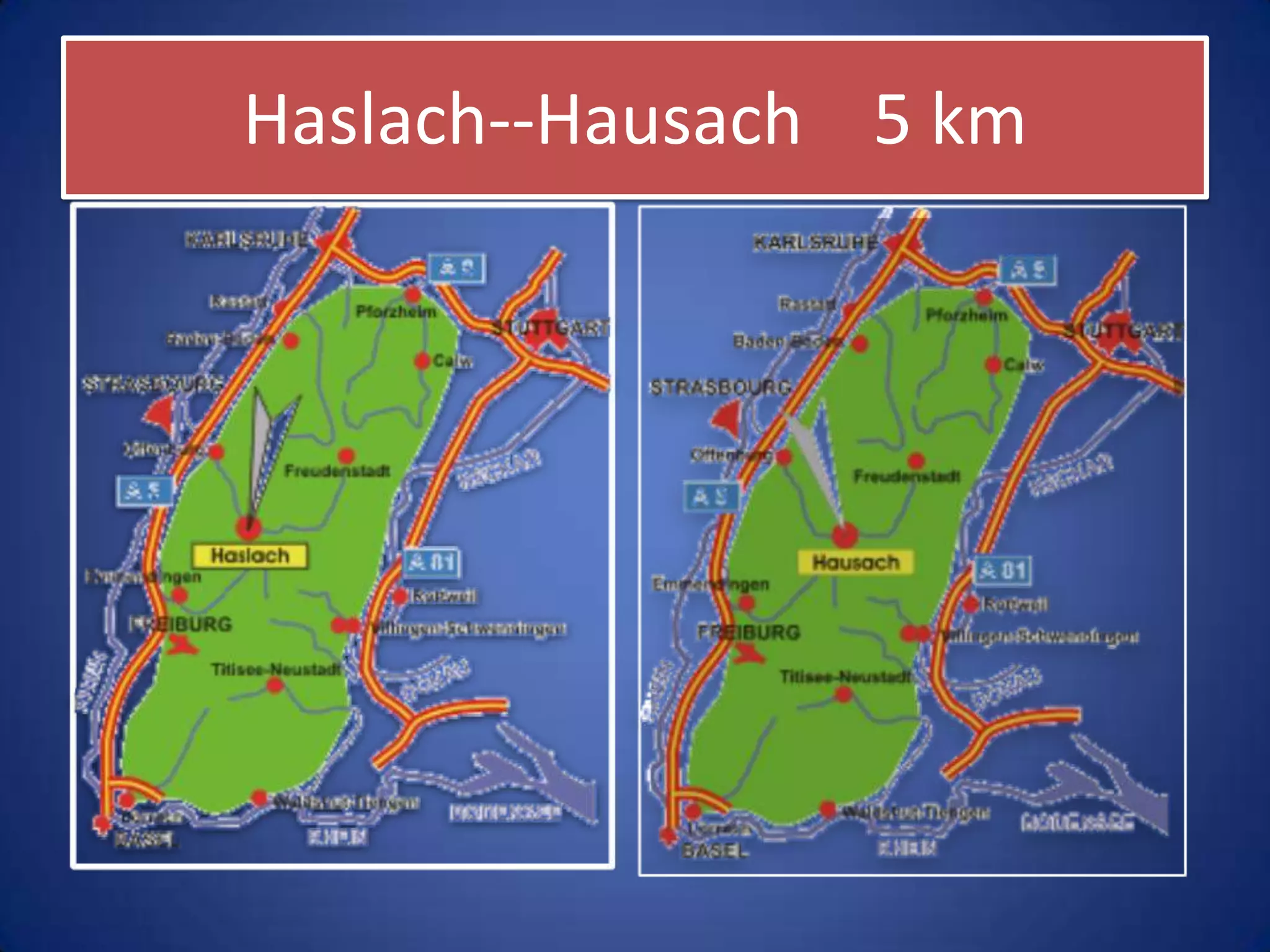 Haslach--Hausach    5 km