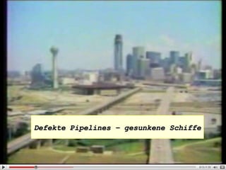 Defekte Pipelines – gesunkene Schiffe 
