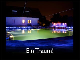 Schwimmteich Bei Nacht