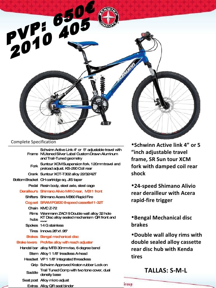 schwinn 405 mountain bike