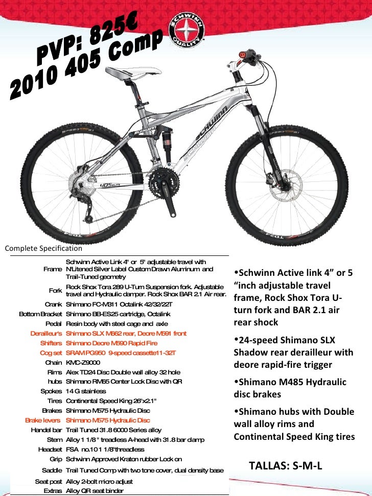 schwinn 405 mountain bike