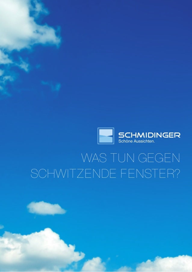 Schwitzende Fenster richtig lüften