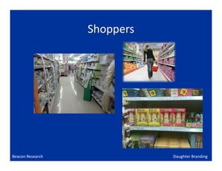 Shoppers




Beacon Research              Slaughter Branding
 