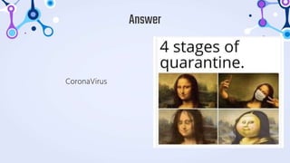 CoronaVirus
Answer
 