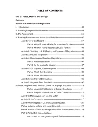 Grade 10 Science Learner' Material Unit 2-Force, Motion and Energy | PDF