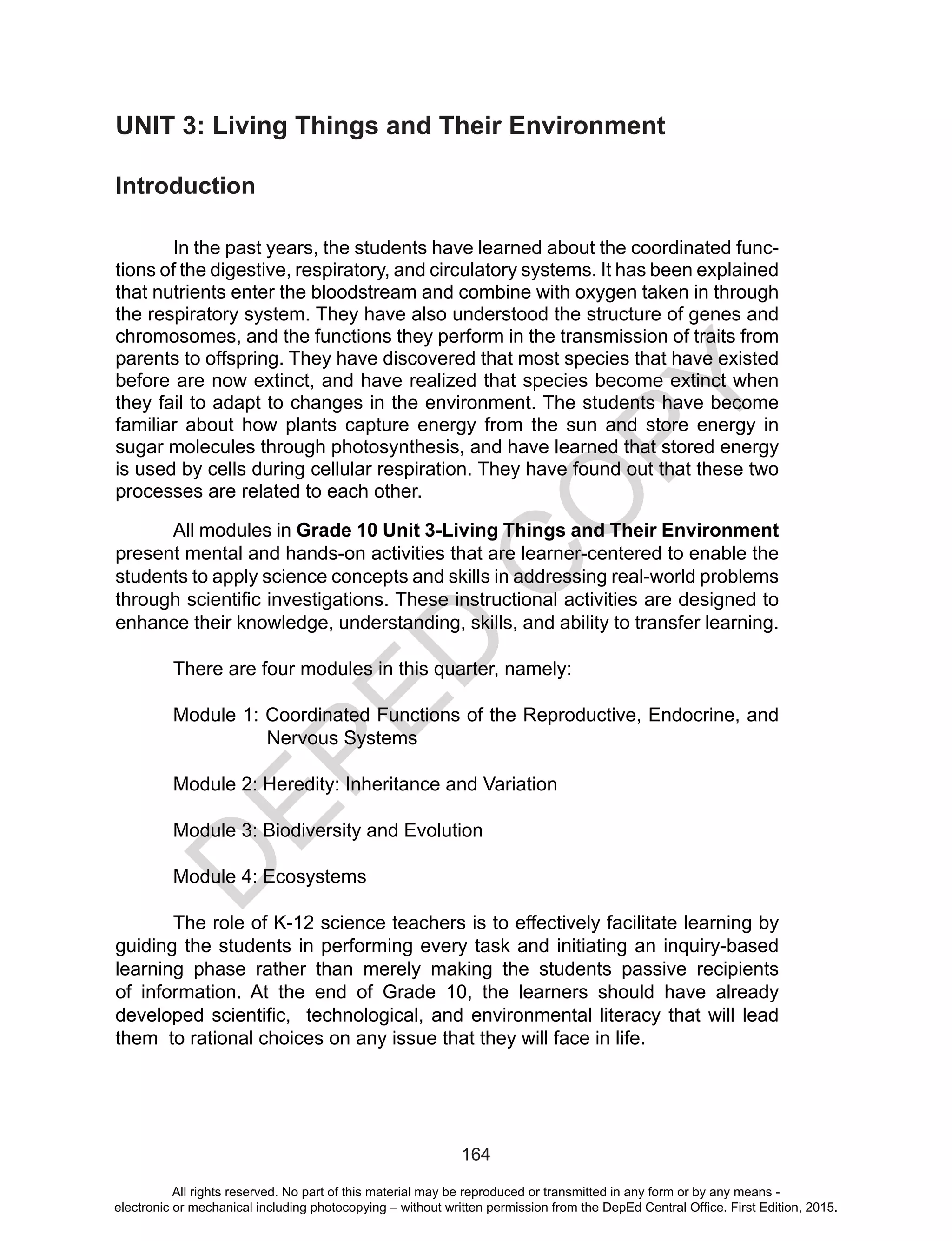 Deped Grade 10 Science Teacher S Guide Quarter 3 Pdf