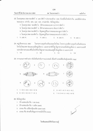 iurarid zo fir+ernsJ v{ .6r.2ss1
139
04 imsrsrasr{ t
s'/ j
14%1Yl I
zg. htnnn?Jo{ DNAtoraq{ x une #nf y:J:snousiru r,soo flrndlolnri'rvirniu unsfifn:rriru
I u v6l a
Ta{[u6tA [?t'tRU 28% uns 32% q.truli.tou nolonnqto.:{
T u d do
n. lrurnnn DNA llo{fla? x ilo'11{?uto{[ufl c rurnn.ir#q{yit
T @ d 46
r. lrurnna orun ro.:d'n'i x f irurilTo.][ufl o rioun,irfr'q{ vq
_ T-.. v 6' 4 a5l t v €
9t. lil[nnfl DNA 10.]6[9t? X ilgtul4nillilnlTnnoiltiln?fl{nirsqi yq q E -'-ct
.Tu'aaa6l;,u6.
.t. tilrnnn DNA Ta.tflqt? x ruotut4Rillt*nlTnnoruuranrdtnirnqi yq q lU ----
1 . n. lLnr fl. 2. n. LLnr {. 3. 1J. LLny fl. 4. fl. LLny {.
z+. ra{rfiaortuu ABo tunuerruqrusi'rufiuuuooTnTrru T:nnruoerfierruerruoirufruoYouuuqqr
In:hltrurlnrs ilounsurifira{rdae n unsnriln6yr&rgi frnnmunundrfiHrirfioq o unrqruaqfr,il { il| qt-----'
o r fi r o"q:r 6ir ut o r fl Tu'lil fl fi o sld'n n nmr o.: rni o urri ri d fi ra il rfi o q o un y ql il n G.u.u(U
1, 1t4 2. 3t4 3. 1t2 4. 1tB
i e.,/ dA a.' d A
L?{ 0 6[T'l{ LUn n flU ill l,[!'Ly! FIH.J U (egg)q
ffiw
ffih
Lw
r"#i
wv
$T
6-)
3-+
2G. riotonnqio.:(U
9,/tC'A
1. ?J'l?LLnnYLilgt 9t0 1 zun (fruit)
9/r6dAc:,
2. 1J'l? ttn nY Lil9t 9t0 1 til nq (seed)
3. $nnu 6o rilfionrl'ruuilfiq (seed coat)q
4. Lrn nu 6 o nir ufr uoSq N'ro'rn zuri.:i..:tri (ovary)
2s . o 1 n LL zu t*n trr dr r si'r .r rioto 6 o d r d'u n r ; LL ri .r L { n d'
n#q
*,fffi-+jrlW'"
9 -+ 5 -+ 11-)
1-+ e-> 4 +
3+2
6 -> 10
&Ttjt" *C
rl
?#
2.
4.
9+10
7+ 2
1. 1-+5-+
3. 8-)5-+
'[n rfr sJ ar 6[ a lt'[#in'[ua ?1 sr i
 
