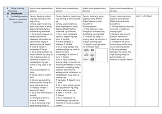 science quarter 4 week 1 daily lesson log | DOC
