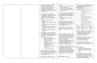 Grade 5 Science 3rd Quarter Curriculum Map | DOC